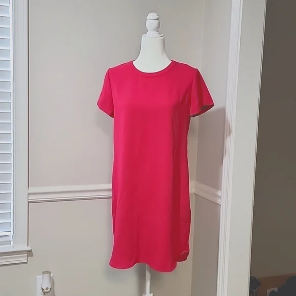 adrienne vittadini pink dress Mini dress